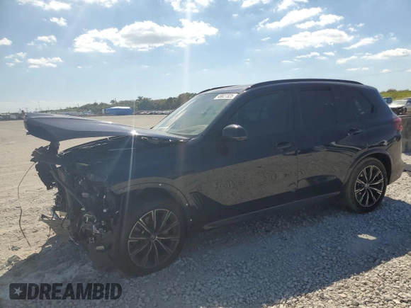 2022 BMW X5 sDrive40i with VIN 5UXCR4C08N9M01822, listed as a Copart auction lot 48827325 with 0 mi miles and Non Repairable. Bid and sale history available at carsss.com. Image 1.