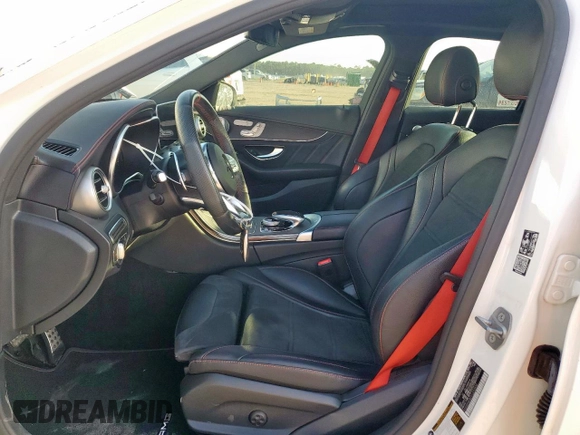 2019 Mercedes-Benz C 43 AMG with VIN 55SWF6EB7KU292836, listed as a Copart auction lot 62105695 with 128,539 mi miles and Clean title. Bid and sale history available at DreamBid. Image 7.