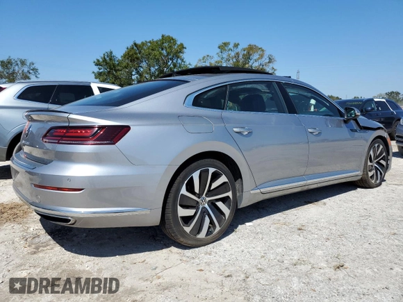 2021 Volkswagen Arteon SEL R-Line with VIN WVWHR7AN5ME003786, listed as a Copart auction lot 75170784 with 64,470 mi miles and Salvage title. Bid and sale history available at DreamBid. Image 3.