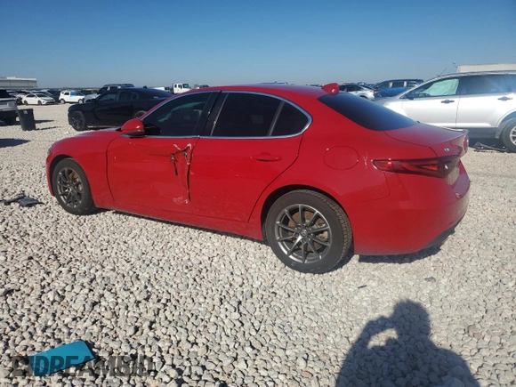 2018 Alfa Romeo Giulia with VIN ZARFAEDNXJ7586263, listed as a Copart auction lot 85797334 with 78,410 mi miles and Salvage title. Bid and sale history available at DreamBid. Image 2.