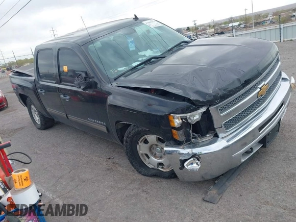 2013 Chevrolet Silverado 1500 LT with VIN 3GCPKSE72DG294500, listed as a IAAI auction lot 41619152 with 125,648 mi miles. Bid and sale history available at carsss.com. Image 1.