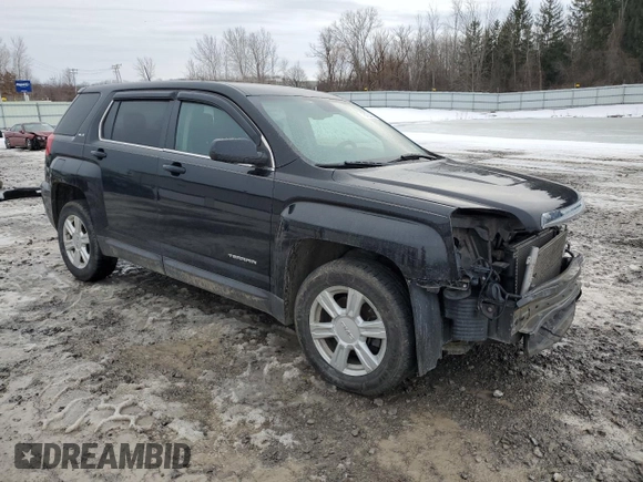 2016 GMC Terrain SLE with VIN 2GKFLSEK4G6222683, listed as a Copart auction lot 46422275 with 100,916 mi miles and Salvage Title. Bid and sale history available at carsss.com. Image 4.
