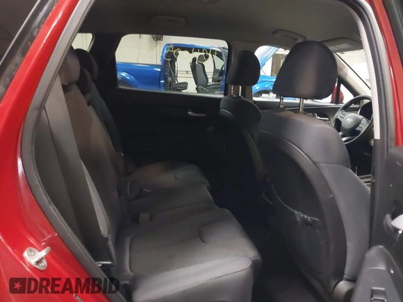 2019 Hyundai Santa Fe SE z VIN 5NMS2CAD3KH125454, wystawiony jako IAAI lot #42400534 z przebiegiem 75 155 mil mil oraz . Historia ofert i sprzedaży dostępna na DreamBid. Obrazek 8.