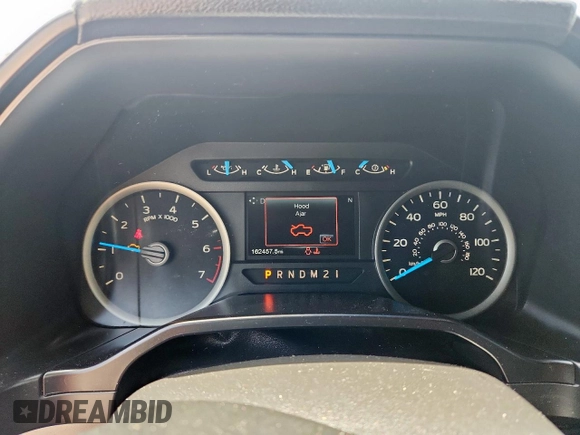 2016 Ford F-150 XL with VIN 1FTEW1CP5GKF31048, listed as a Copart auction lot 61764705 with 162,457 mi miles and Salvage title. Bid and sale history available at DreamBid. Image 9.