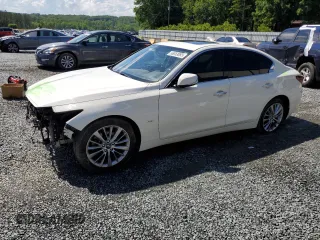 2020 Infiniti Q50 Luxe z VIN JN1EV7AP0LM206429, wystawiony jako Copart lot #56853085 z przebiegiem 126 636 mil mil oraz Szkoda całkowita • Salvage title. Historia ofert i sprzedaży dostępna na DreamBid. Obrazek 1.