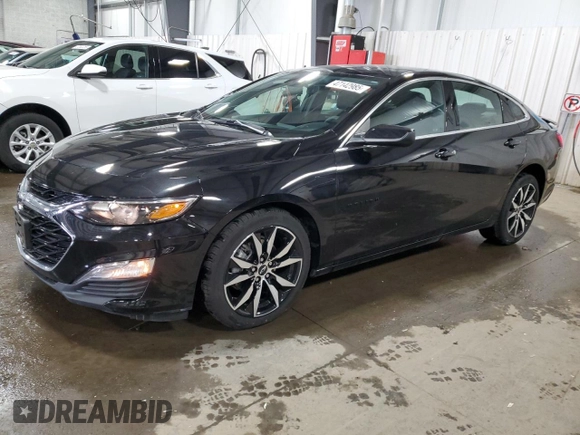 2024 Chevrolet Malibu RS with VIN 1G1ZG5ST4RF213186, listed as a Copart auction lot 47142985 with 8,984 mi miles and Salvage Title. Bid and sale history available at DreamBid. Image 1.