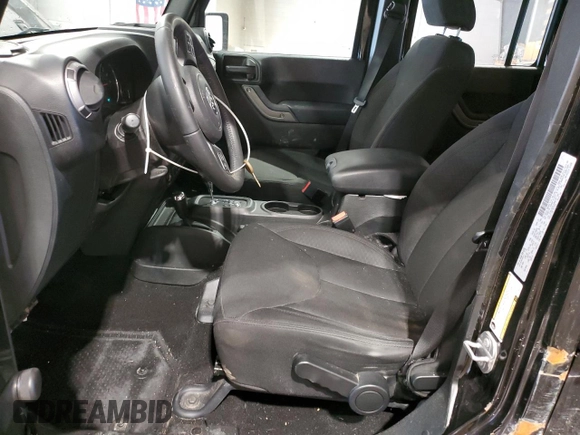 2018 Jeep Wrangler Unlimited Sport S with VIN 1C4BJWDG6JL846777, listed as a Copart auction lot 42458405 with 27,024 mi miles and Salvage Title. Bid and sale history available at DreamBid. Image 7.