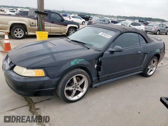 2000 Ford Mustang with VIN 1FAFP444XYF251973, listed as a Copart auction lot 58192815 with 114,531 mi miles and Salvage title. Bid and sale history available at DreamBid. Image 1.
