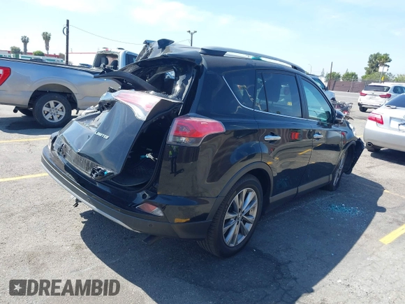 2017 Toyota RAV4 Limited with VIN 2T3YFREV9HW340507, listed as a IAAI auction lot 42086952 with 63,509 mi miles. Bid and sale history available at carsss.com. Image 4.