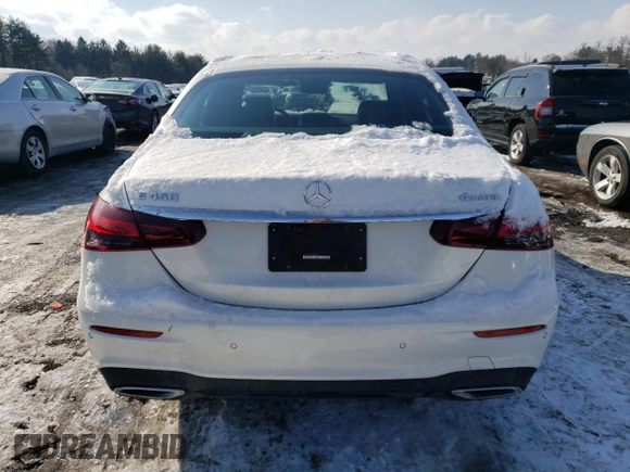 2021 Mercedes-Benz E-Class E 450 with VIN W1KZF5KB7MA947527, listed as a Copart auction lot 89355955 with 31,386 mi miles and Salvage Title. Bid and sale history available at carsss.com. Image 6.