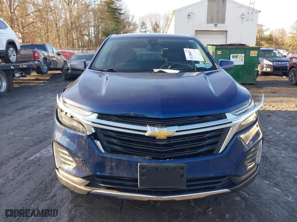 2022 Chevrolet Equinox LT with VIN 3GNAXUEV1NL299771, listed as a IAAI auction lot 41208871 with 28,728 mi miles. Bid and sale history available at carsss.com. Image 12.