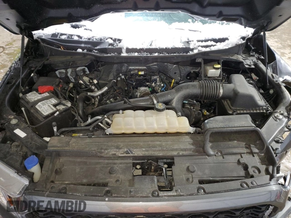 2022 Ford F-150 XL with VIN 1FTEX1EP2NFA76658, listed as a Copart auction lot 44104645 with 44,315 mi miles and Salvage title. Bid and sale history available at DreamBid. Image 12.