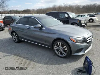 2021 Mercedes-Benz C 300 with VIN W1KWF8EB4MR649177, listed as a Copart auction lot 46625215 with 69,186 mi miles and Clean Title. Bid and sale history available at carsss.com. Image 4.