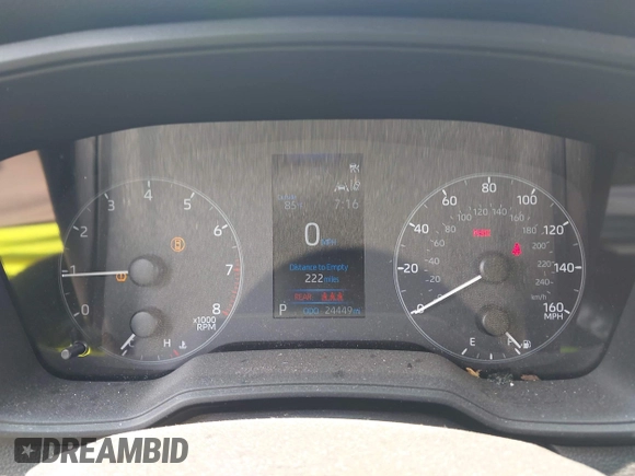 2023 Toyota Corolla Cross LE with VIN 7MUCAABG5PV070262, listed as a IAAI auction lot 42347876 with 24,449 mi miles and . Bid and sale history available at DreamBid. Image 7.