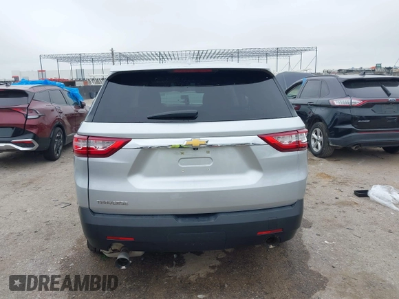 2021 Chevrolet Traverse LS with VIN 1GNERFKW1MJ254095, listed as a IAAI auction lot 42336687 with Not provided miles and . Bid and sale history available at DreamBid. Image 16.