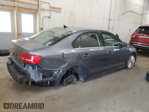 2015 Volkswagen Jetta SE with VIN 3VWD17AJ8FM229267, listed as a Copart auction lot 52338745 with 99,715 mi miles and Non repairable. Bid and sale history available at DreamBid. Image 3.