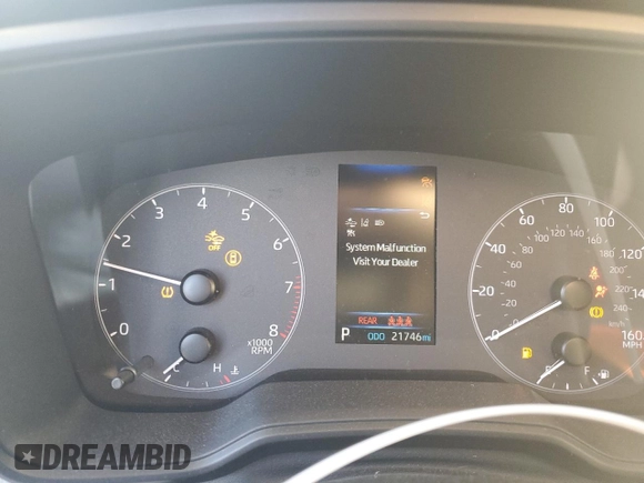 2024 Toyota Corolla Cross L with VIN 7MUAAAAG3RV088481, listed as a Copart auction lot 51599005 with 21,746 mi miles and Salvage title. Bid and sale history available at DreamBid. Image 9.