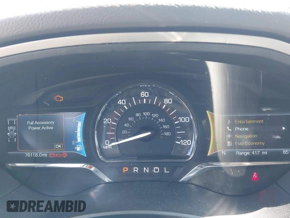 2019 Lincoln MKZ Hybrid Reserve II with VIN 3LN6L5MU7KR617325, listed as a IAAI auction lot 42584481 with 76,118 mi miles and . Bid and sale history available at DreamBid. Image 7.