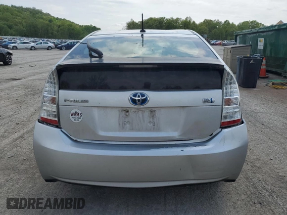 2011 Toyota Prius I with VIN JTDKN3DU4B5303653, listed as a Copart auction lot 56288915 with 275,359 mi miles and Salvage Title. Bid and sale history available at DreamBid. Image 6.