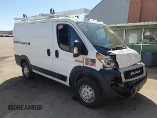 2021 Ram ProMaster Cargo with VIN 3C6LRVNG1ME576187, listed as a Copart auction lot 81195664 with Not Provided miles and Salvage Title. Bid and sale history available at DreamBid. Image 4.