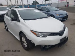 2016 Scion iM with VIN JTNKARJE1GJ516789, listed as a IAAI auction lot 42034498 with 132,796 mi miles. Bid and sale history available at carsss.com. Image 1.