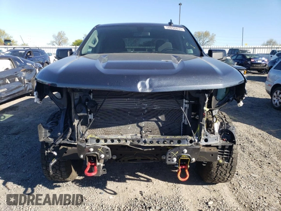 2021 Chevrolet Silverado 1500 LT Trail Boss with VIN 1GCPYFED9MZ440998, listed as a Copart auction lot 50098855 with 33,168 mi miles and Salvage Title. Bid and sale history available at DreamBid. Image 5.