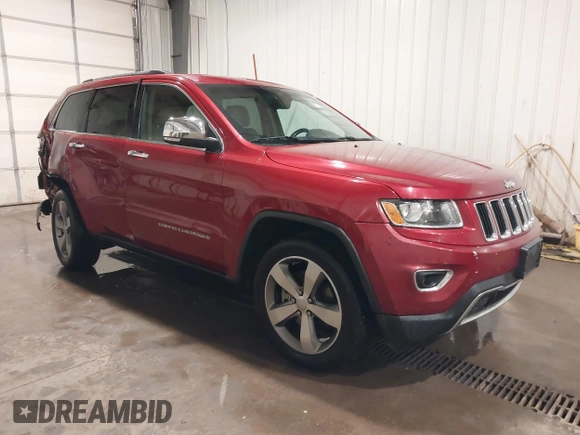 2014 Jeep Grand Cherokee Limited with VIN 1C4RJFBT1EC139798, listed as a IAAI auction lot 41772069 with 122,282 mi miles and . Bid and sale history available at DreamBid. Image 1.