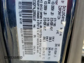 2002 Chrysler Town & Country EX with VIN 2C8GP74L22R503107, listed as a Copart auction lot 88330165 with 285,216 mi miles and Salvage Title. Bid and sale history available at carsss.com. Image 13.