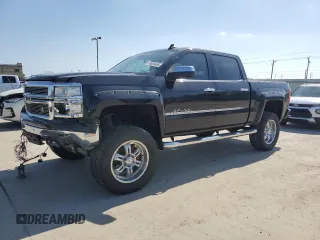 2015 Chevrolet Silverado 1500 LTZ with VIN 3GCUKSEJXFG363774, listed as a Copart auction lot 48689495 with 74,233 mi miles and Salvage Title. Bid and sale history available at carsss.com. Image 1.