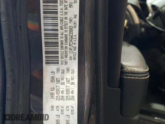 2016 Jeep Cherokee Latitude with VIN 1C4PJMCS4GW239803, listed as a Copart auction lot 49845735 with 104,306 mi miles and Salvage Title. Bid and sale history available at carsss.com. Image 14.