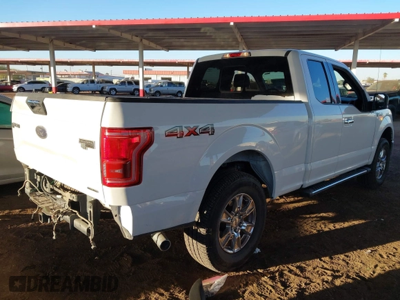 2015 Ford F-150 XLT z VIN 1FTEX1E87FFD13249, wystawiony jako IAAI lot #41214373 z przebiegiem 66 076 mil mil oraz . Historia ofert i sprzedaży dostępna na DreamBid. Obrazek 4.