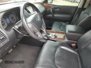 2017 Nissan Armada Platinum with VIN JN8AY2NE9H9700219, listed as a Copart auction lot 48886434 with 129,467 mi miles and Salvage Title. Bid and sale history available at carsss.com. Image 7.