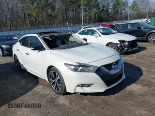 2017 Nissan Maxima SV with VIN 1N4AA6AP1HC398481, listed as a IAAI auction lot 41474785 with 191,267 mi miles. Bid and sale history available at carsss.com. Image 1.