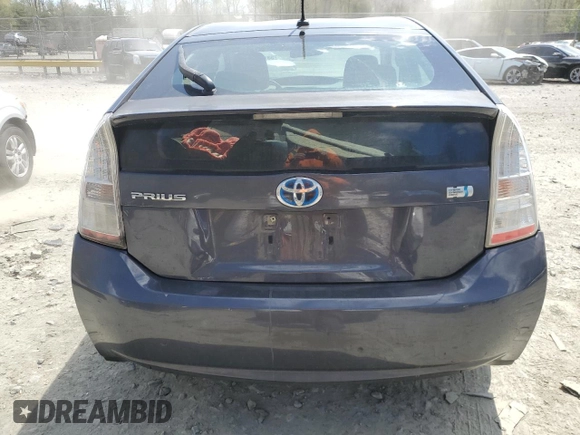 2010 Toyota Prius II with VIN JTDKN3DU5A0244933, listed as a Copart auction lot 53178125 with 236,124 mi miles and Salvage Title. Bid and sale history available at carsss.com. Image 6.