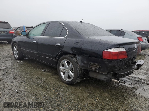 2003 Acura TL Type S w/Navigation System with VIN 19UUA56983A014407, listed as a Copart auction lot 43801225 with 116,004 mi miles and Salvage Title. Bid and sale history available at carsss.com. Image 2.