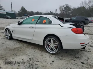 2015 BMW 4 Series 435i with VIN WBA3T3C52F5A40489, listed as a Copart auction lot 44708575 with Not Provided miles and Salvage Title. Bid and sale history available at carsss.com. Image 2.