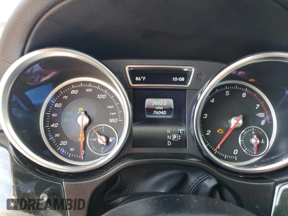 2019 Mercedes-Benz GLS 550 with VIN 4JGDF7DE7KB207583, listed as a Copart auction lot 61720464 with 76,040 mi miles and Salvage Title. Bid and sale history available at DreamBid. Image 9.
