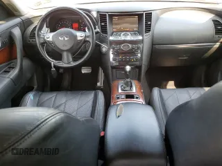 2009 Infiniti FX35 with VIN JNRAS18W49M154665, listed as a Copart auction lot 70996284 with 136,412 mi miles and Salvage Title. Bid and sale history available at carsss.com. Image 8.