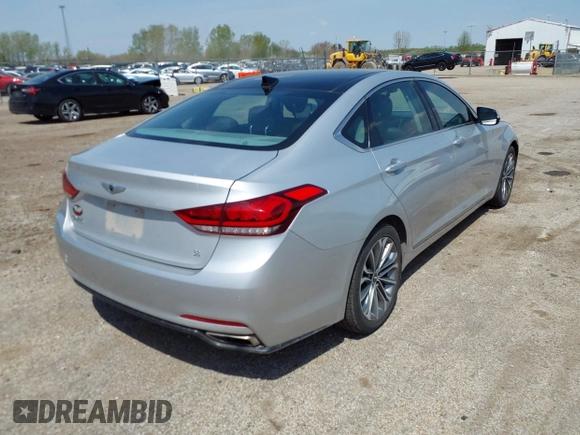 2016 Hyundai Genesis 3.8L z VIN KMHGN4JE9GU135591, wystawiony jako IAAI lot #42100533 z przebiegiem 58 011 mil mil oraz . Historia ofert i sprzedaży dostępna na DreamBid. Obrazek 4.