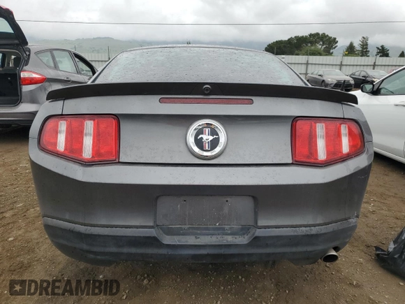 2010 Ford Mustang V6 with VIN 1ZVBP8AN1A5165506, listed as a Copart auction lot 53522765 with 132,089 mi miles and Salvage Title. Bid and sale history available at DreamBid. Image 6.