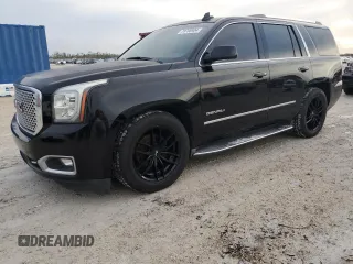 2015 GMC Yukon Denali with VIN 1GKS2CKJ5FR529091, listed as a Copart auction lot 79700904 with 181,642 mi miles and Clean Title. Bid and sale history available at carsss.com. Image 1.