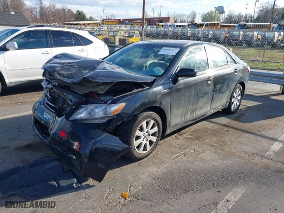 2009 Toyota Camry Hybrid with VIN 4T1BB46K89U110072, listed as a IAAI auction lot 41805447 with 206,566 mi miles. Bid and sale history available at carsss.com. Image 2.