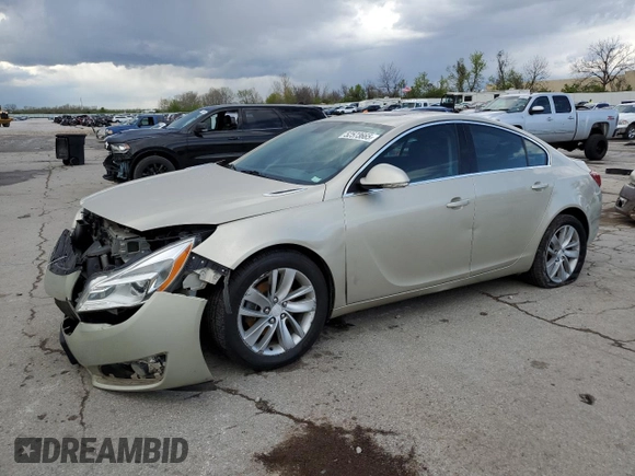 2015 Buick Regal with VIN 2G4GV5EK6F9127434, listed as a Copart auction lot 52573665 with 159,841 mi miles and Salvage title. Bid and sale history available at DreamBid. Image 1.