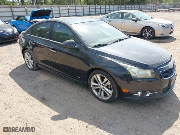 2012 Chevrolet Cruze LTZ with VIN 1G1PH5SC9C7272191, listed as a IAAI auction lot 42072441 with 150,080 mi miles. Bid and sale history available at carsss.com. Image 1.