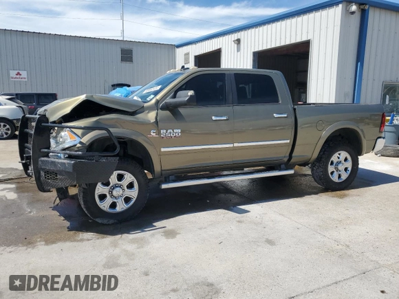2015 Ram 2500 SLT with VIN 3C6UR5DL1FG603656, listed as a Copart auction lot 68663434 with 185,841 mi miles and Salvage Title. Bid and sale history available at carsss.com. Image 1.