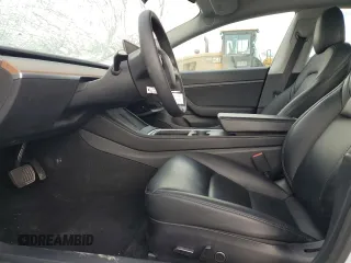 2021 Tesla Model 3 Standard Range Plus with VIN 5YJ3E1EA0MF861546, listed as a Copart auction lot 51014875 with 43,011 mi miles and Salvage Title. Bid and sale history available at DreamBid. Image 7.