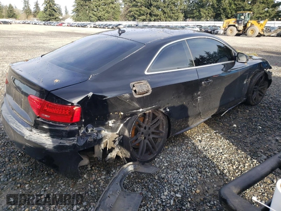 2016 Audi A5 Premium Plus with VIN WAUM2AFR4GA001550, listed as a Copart auction lot 86895444 with 100,012 mi miles and Salvage Title. Bid and sale history available at carsss.com. Image 3.