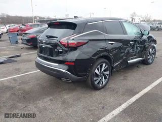 2023 Nissan Murano SL with VIN 5N1AZ2CS0PC138225, listed as a IAAI auction lot 41675550 with 25,518 mi miles. Bid and sale history available at carsss.com. Image 4.