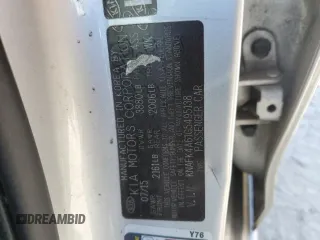 2016 Kia Forte LX with VIN KNAFK4A61G5495138, listed as a Copart auction lot 50738065 with 105,648 mi miles and Salvage Title. Bid and sale history available at carsss.com. Image 12.