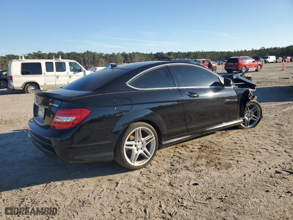 2015 Mercedes-Benz C-Class C 250 with VIN WDDGJ4HB8FG419888, listed as a Copart auction lot 89199265 with 0 mi miles and Salvage Title. Bid and sale history available at carsss.com. Image 3.